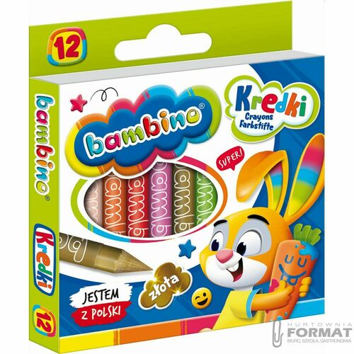 Bambino Kredki 12 kolorów 4