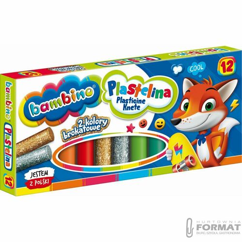 Bambino Plastelina 12 kolorów 2