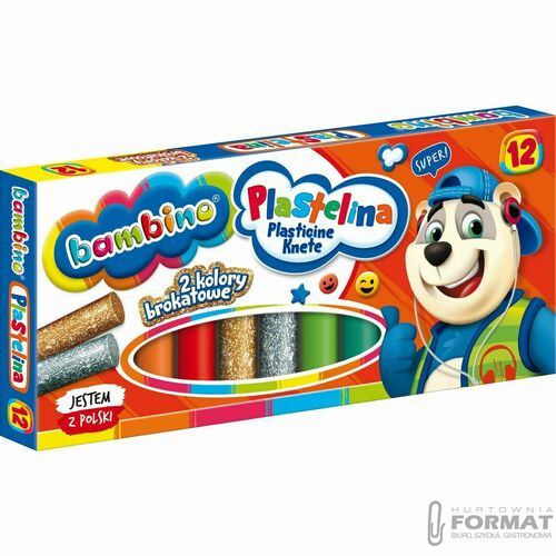 Bambino Plastelina 12 kolorów 3