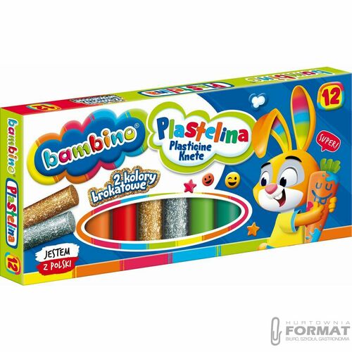 Bambino Plastelina 12 kolorów 4