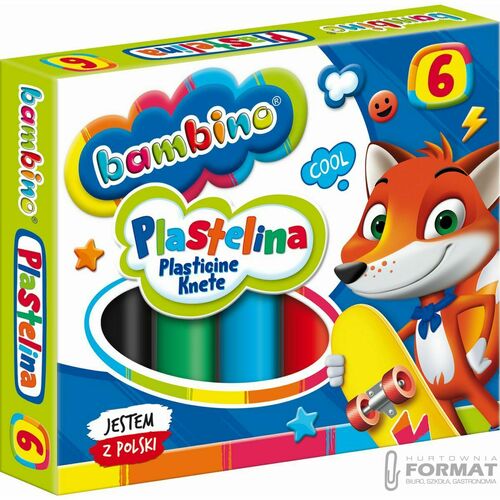 Bambino Plastelina 6 kolorów 2