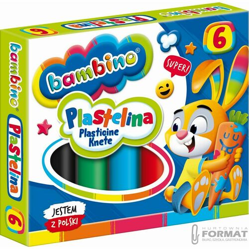 Bambino Plastelina 6 kolorów 4