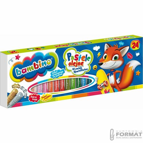 Bambino Pastele olejne 24 kolory 2