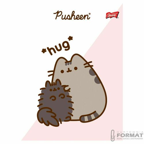 Zeszyt A5 32k krata laminowany PUSHEEN 2