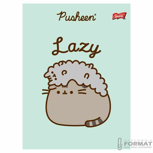 Zeszyt A5 32k krata laminowany PUSHEEN 3