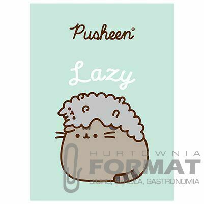 Zeszyt A4 32k krata laminowany PUSHEEN 2