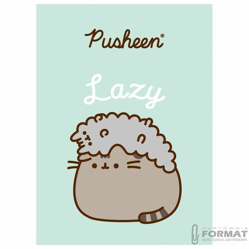 Zeszyt A4 32k krata laminowany PUSHEEN 4