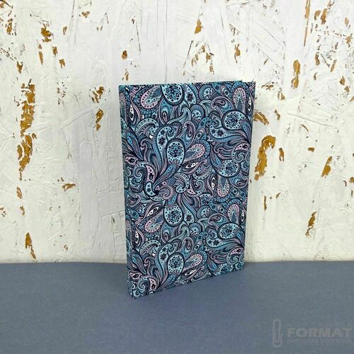 Notes notatnik A5 Soft Touch paisley turkus 2