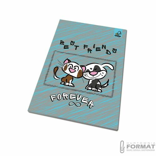 Notes A6 z poddrukiem Best Friends Forever zwierza 3