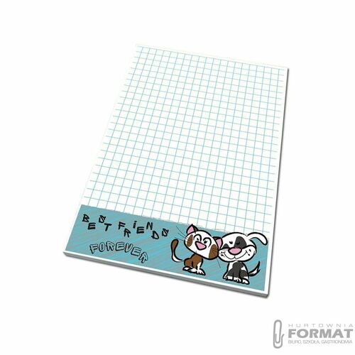 Notes A6 z poddrukiem Best Friends Forever zwierza 7