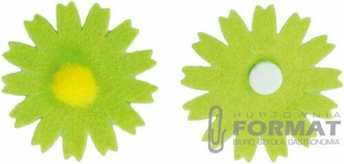 Ozdoba filcowa Titanum Craft-Fun Series kwiaty samoprzylepne (7534A) 2