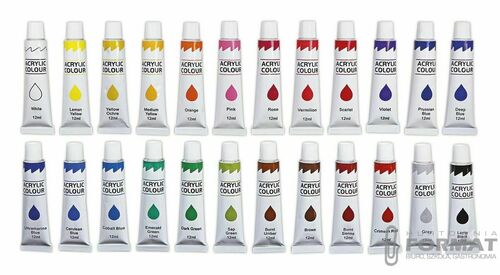 Farba akrylowa Titanum kolor: mix 12ml (04230373) 2