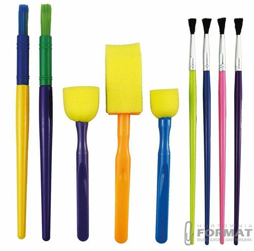 Pędzel Flamingo plastikowy uchwyt (SR-B19) 2