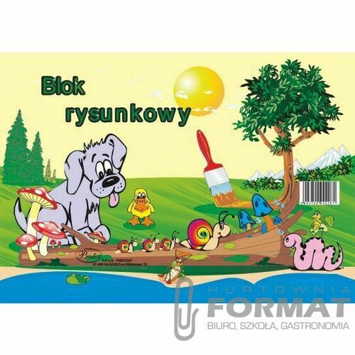 BLOK RYSUNKOWY A4 BIAŁY 2