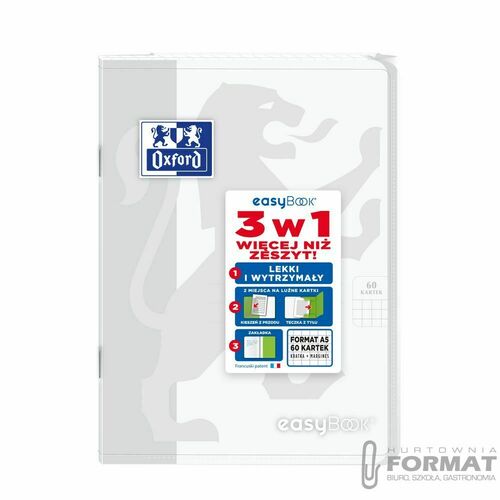 Zeszyt OXFORD pp easybook A5 60k 90g kratka 2