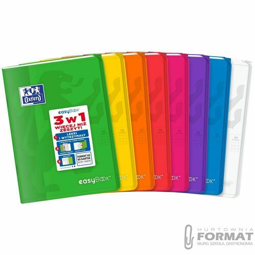 Zeszyt OXFORD pp easybook A5 60k 90g kratka 7