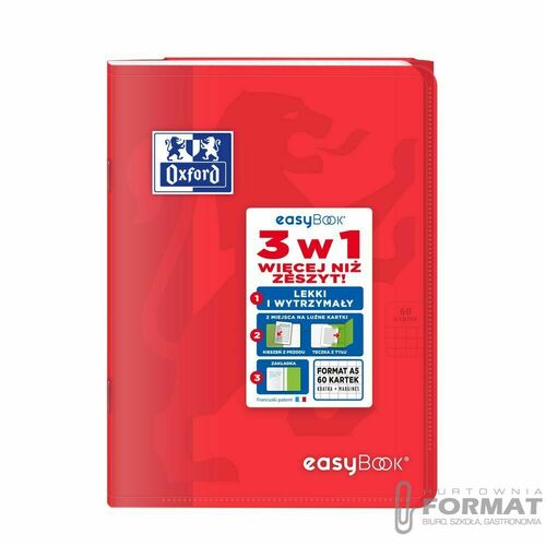 Zeszyt OXFORD pp easybook A5 60k 90g kratka 11