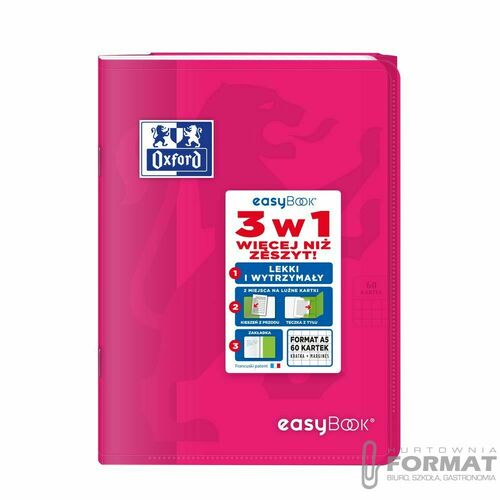 Zeszyt OXFORD pp easybook A5 60k 90g kratka 14