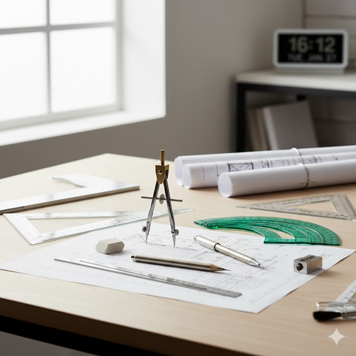 Przybory kreślarskie