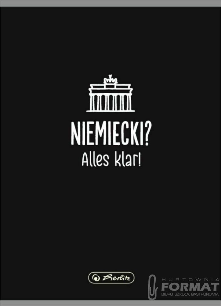 Zeszyt A5/60k kratka Herlitz Język Niemiecki 1
