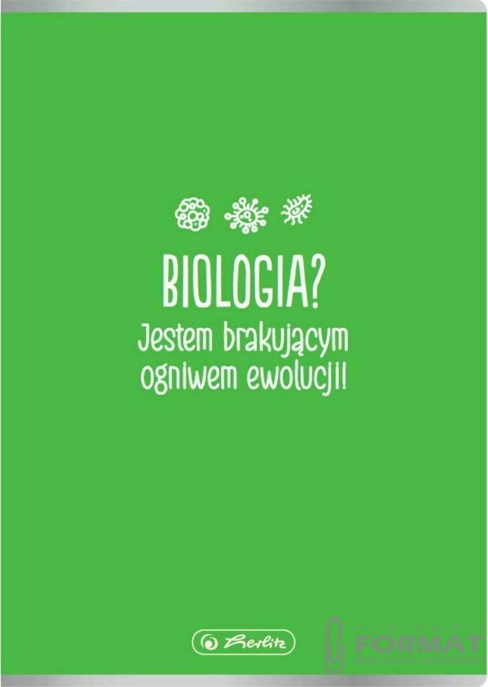 Zeszyt A5/60k kratka Herlitz Biologia 1