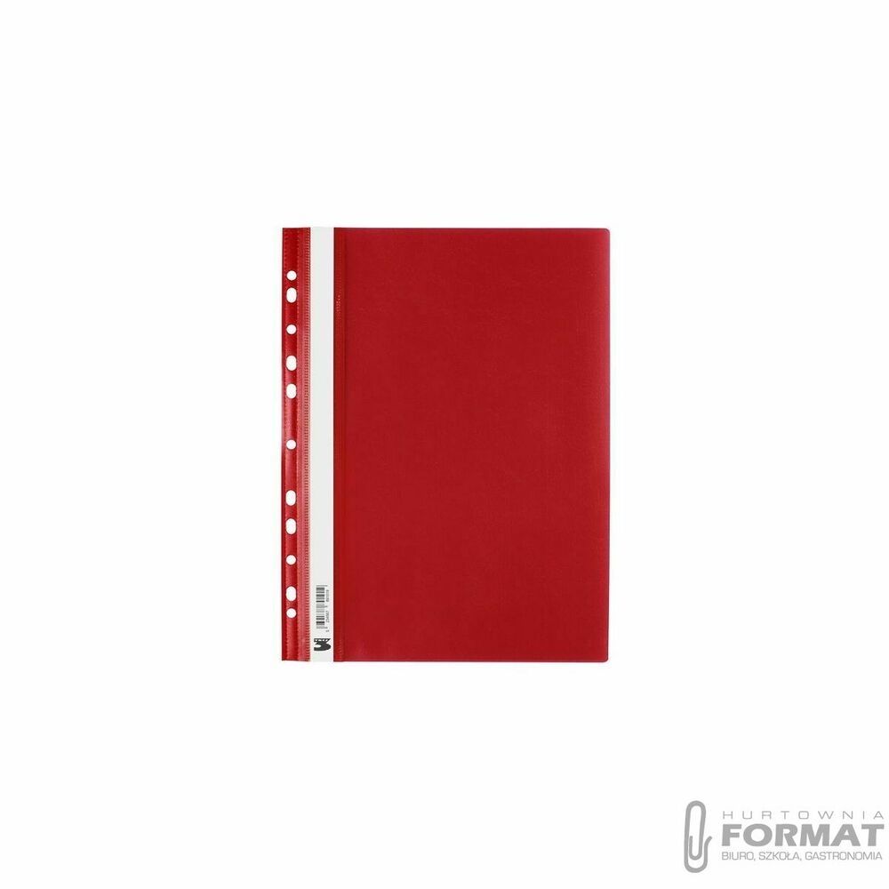 Skoroszyt Tres sztywny zawieszany czerwony A4 czerwony PVC PCW 160mic. 150g (SKWA4/CZER) 1