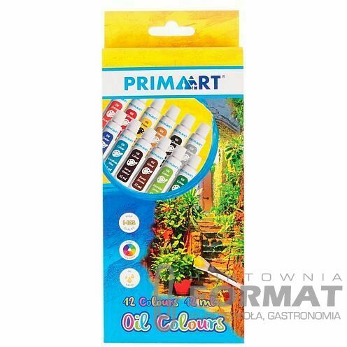 Farba olejna Prima Art kolor: mix 12ml 12 kolor. (322825) 1