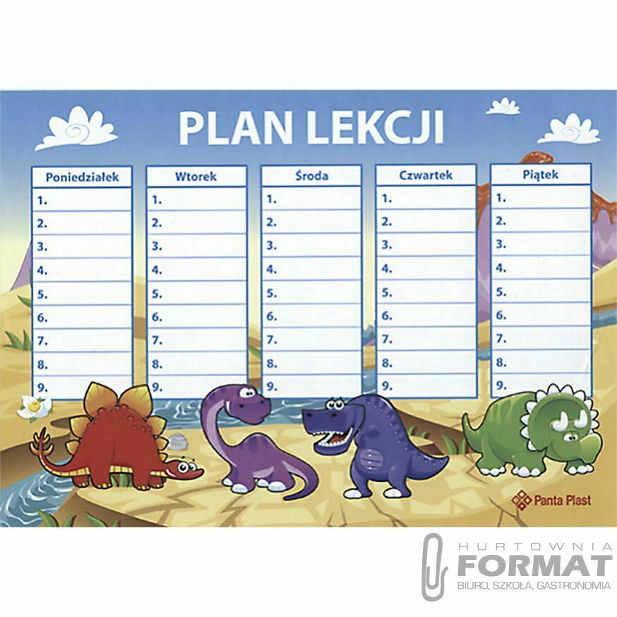 Plan lekcji Panta Plast (0424-0007-99) 1