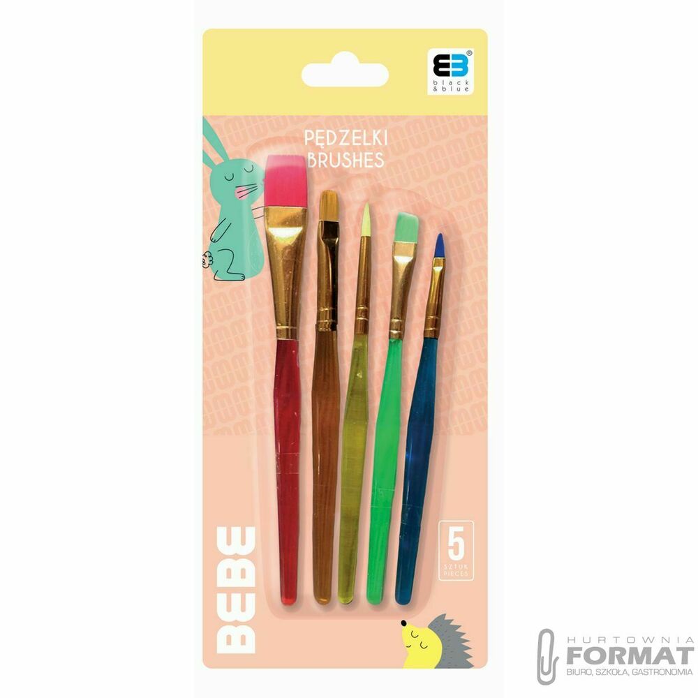 Pędzel Noster BB KIDS PASTEL (5szt) 1
