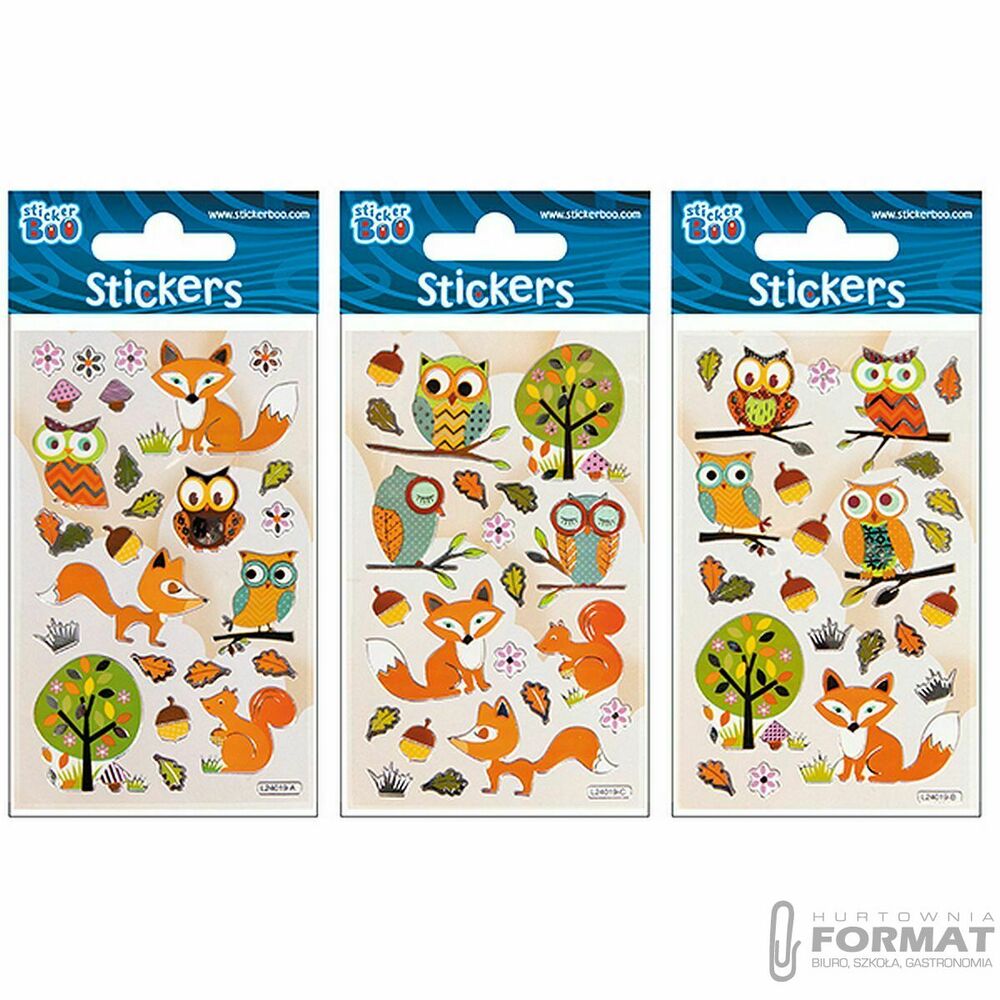 Naklejka (nalepka) Stickerboo SOWY (382525) 1