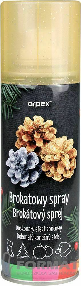 Spray Arpex brokatowy, złoty 100ml (KA6067) 1