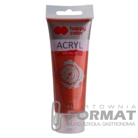 Farba akrylowa 75ml, metalik - czerwone złoto (457 1