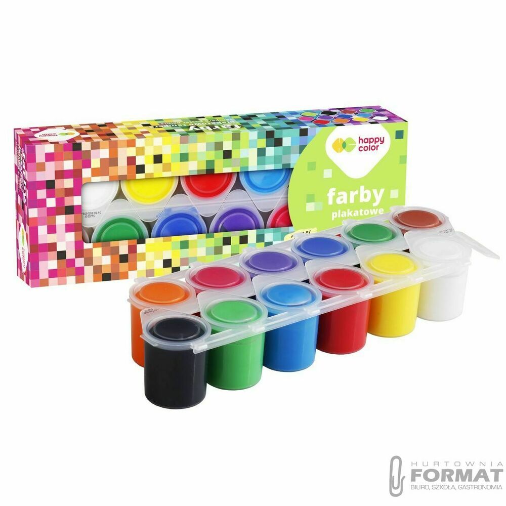 Farba tempera HAPPY COLOR (HA 3310 0025-PI12) 1