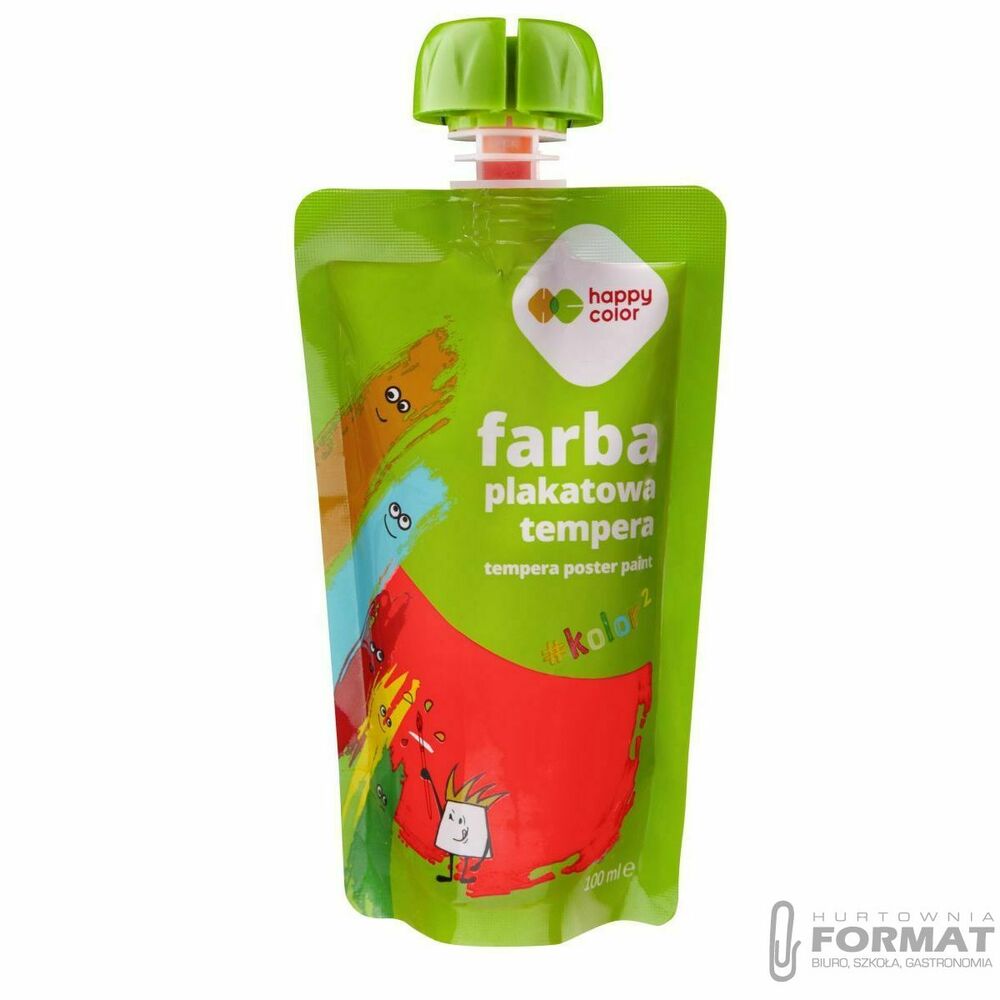 Farba tempera M&G kolor: czerwony 100ml 1 kolor. (HA HA 3310 0100-2) 1