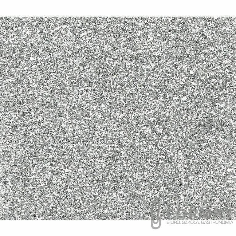Papier ozdobny (wizytówkowy) Galeria Papieru brokatowy srebrny A3 Srebrny 210g (208115) 1