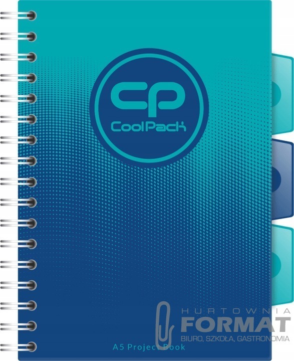 Kołozeszyt A5 100k Gradient ocean 02992 CoolPack 1