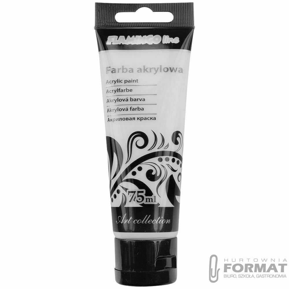 Farba akrylowa Flamingo Line kolor: srebrny 75ml (111) 1