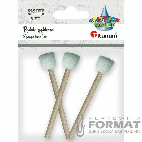 Pędzel Titanum Craft-Fun Series gąbka do malowania 1,5cm 1