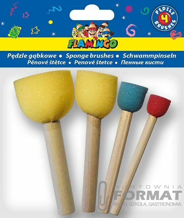 Pędzel Flamingo drewniany uchwyt (SR-B3) 1