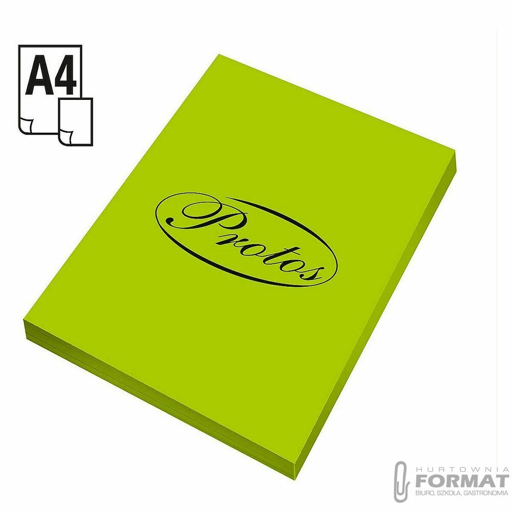 Papier kolorowy Protos A4 zielony 80g 1