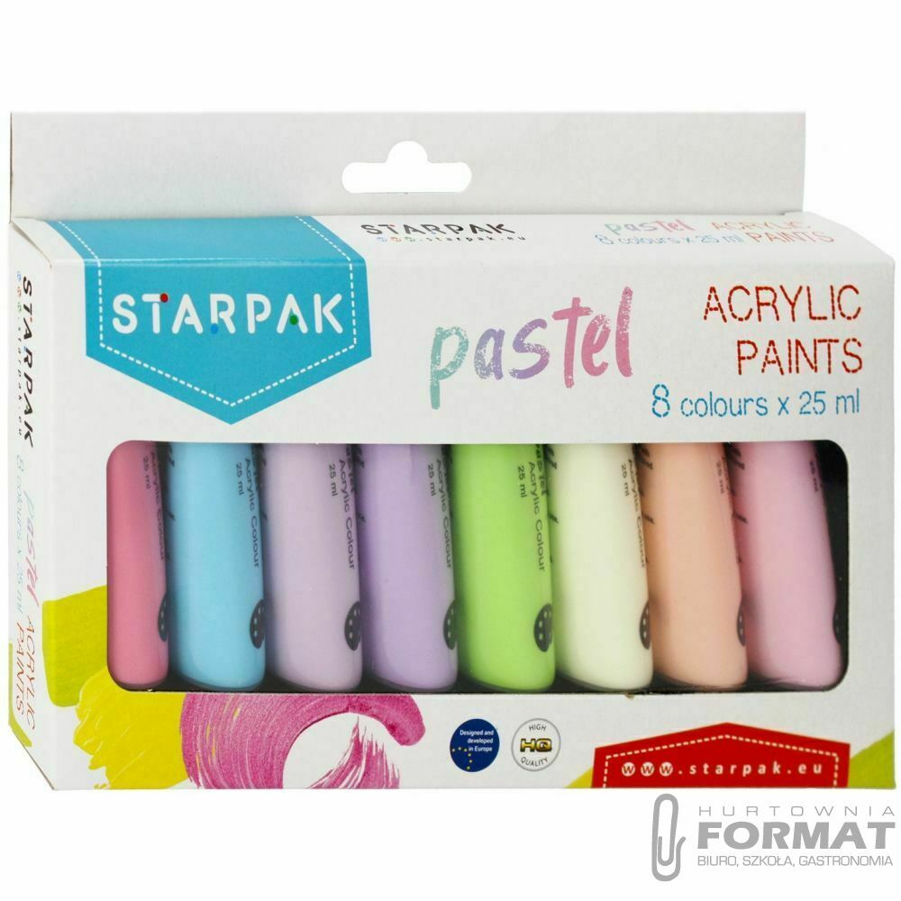 Farba akrylowa Starpak kolor: mix 25ml (484978) 1