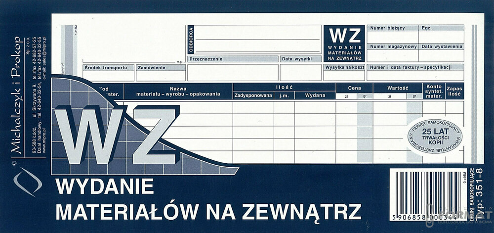 MIP WZ 1/3 A4 351-8 1