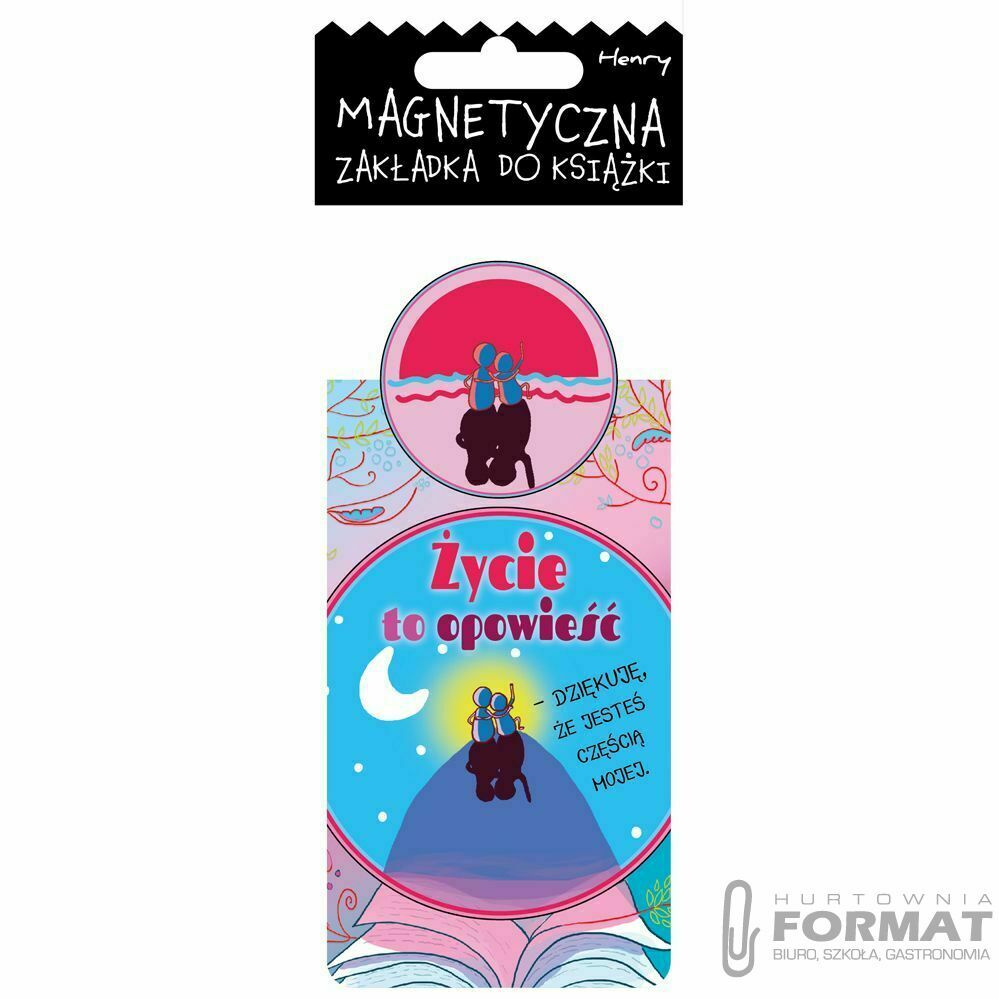 Zakładka do książki Henry magnetyczna NW ŻYCIE TO OPOWIEŚĆ (5907465660952) 1