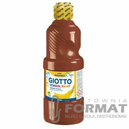Farba tempera Giotto kolor: brązowy 500ml 1 kolor. (535328) 1