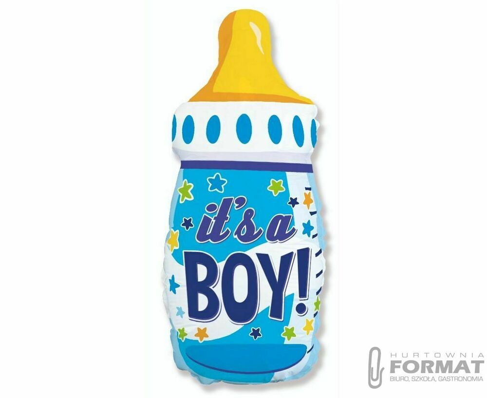 Balon foliowy Godan FX Butelka niebieska 24cal (B901826) 1