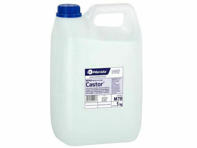 MYDŁO W PŁYNIE MERIDA CASTOR BIAŁE 5KG M7B 1
