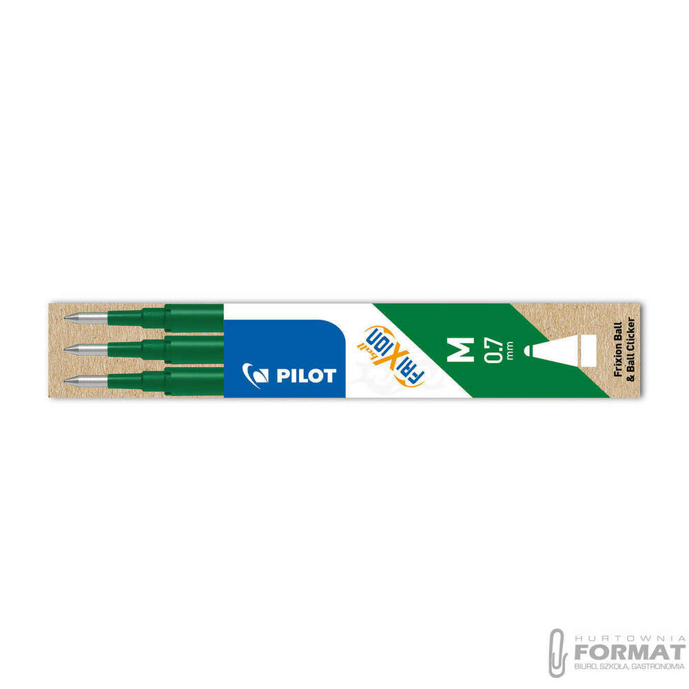 PILOT WKŁAD FRIXION ZIELONY X3 1