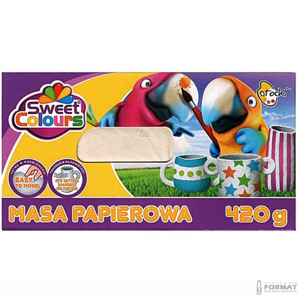MASA PAPIEROWA CIASTO Sweet Colours Otocki 420g DO MODELOWANIA 1