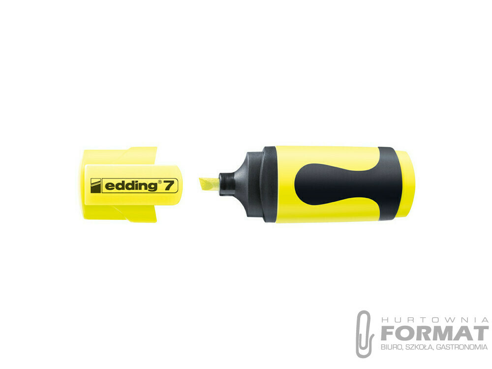 Zakreślacz mini Edding 7 Żółty 1
