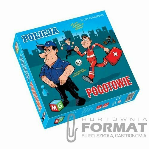 Multigra Policja Pogotowie 2 gry planszowe 1